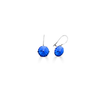 Spirit Of A Woman Sapphire Drop Earrings ( E4763 )