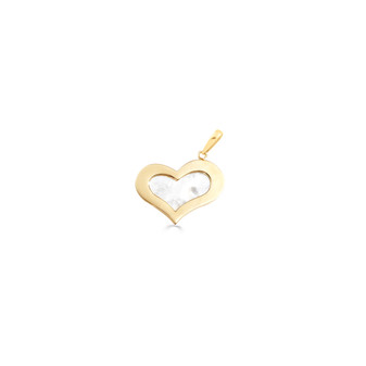 18ct Gold Vermeil Heart Pendant