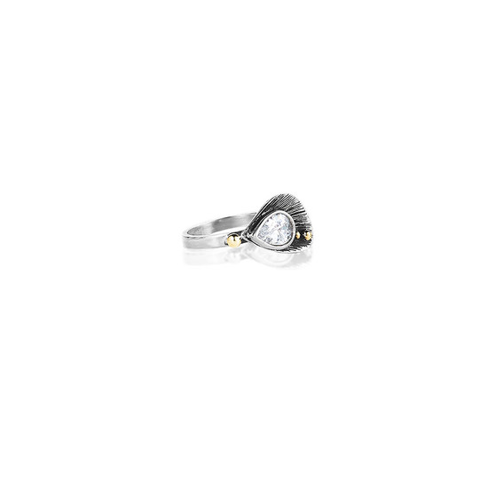 Urban Cool Ring - Sterling Silver 925 ∙ 9ct Gold   - Please allow 10 -15 working days for manufacturing.
