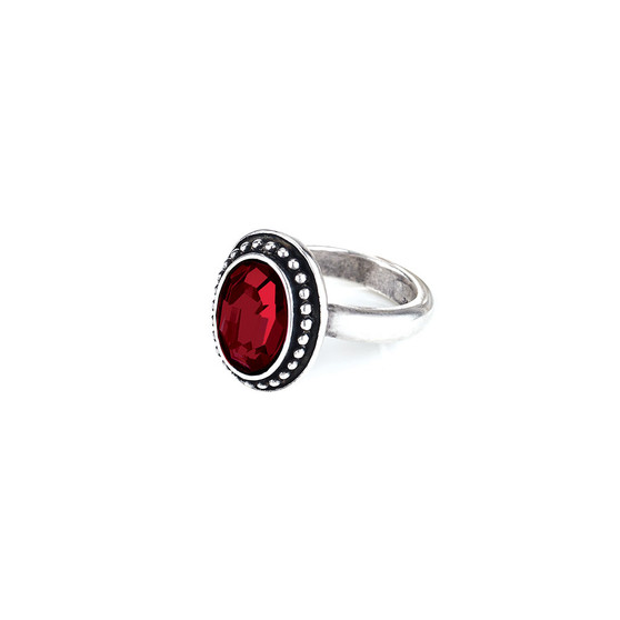 Navaho Oval Siam  Ring   - Please allow 10 - 15 working days for manufacturing.