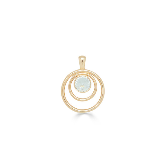 18ct Gold-plated Rock Princess Pendant