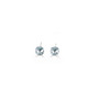 Petite Summer Blue Light Azure Huggie Drop Earrings 