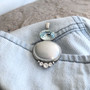 Sea & Sand Light Azure Pearl Pendant