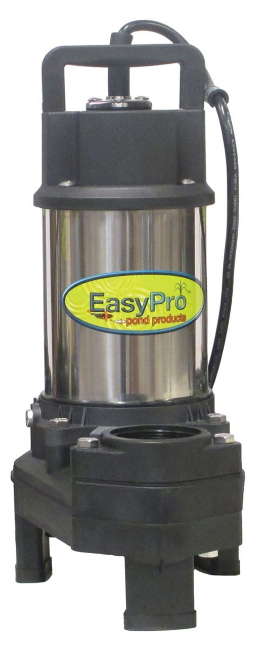 3100 GPH Submersible Pump Stainless Steel, 1/4HP, 115 Volts, 100' Power Cord.