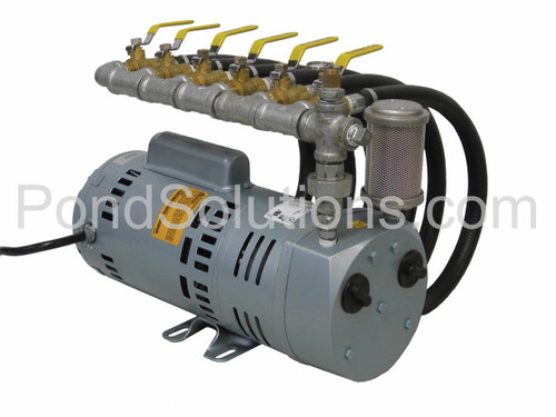 Rotary Vane Air Compressor Outlet Assembly, Two Valve Outlet