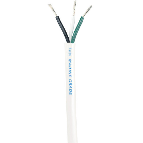 Ancor White Triplex Cable - 16\/3 AWG - Round - 250' [133725]