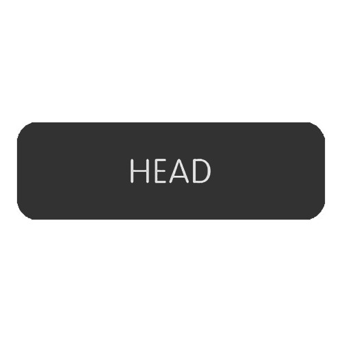 Blue SeaLarge Format Label - "Head" [8063-0240]