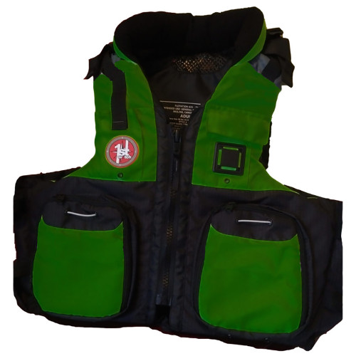 First Watch AV-800 Pro 4-Pocket Vest (USCG Type III) - Green\/Black - L\/XL [AV-800-GN-L\/XL]
