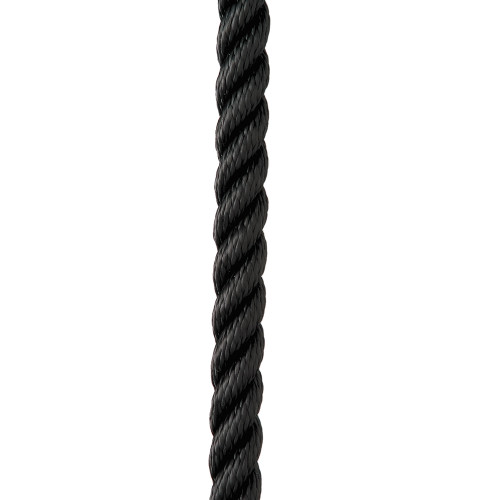 New England Ropes 5\/8" X 25 Premium Nylon 3 Strand Dock Line - Black [C6054-20-00025]