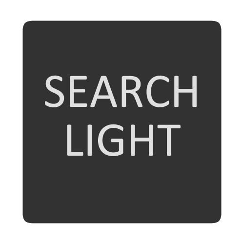 Blue Sea 6520-0374 Square Format Search Light Label [6520-0374]