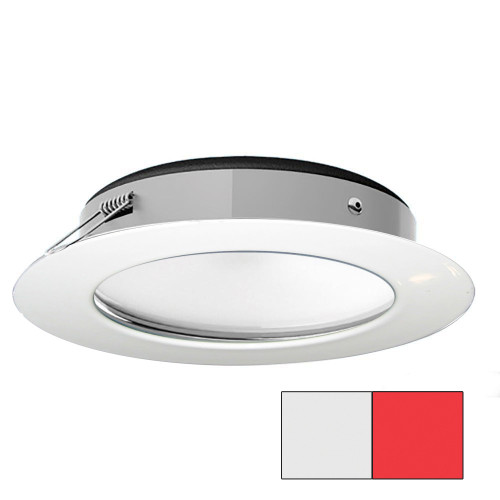 i2Systems Apeiron Pro XL A526 - 6W Spring Mount Light - Cool White\/Red - White Finish [A526-31AAG-H]