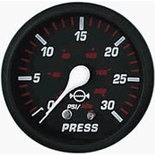 Faria Professional Red 2" Water Pressure Gauge Kit [14612]