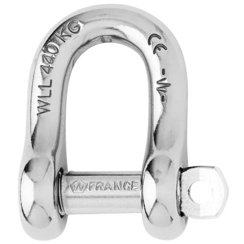 Wichard Captive Pin D Shackle - Diameter 6mm - 1\/4" [01403]