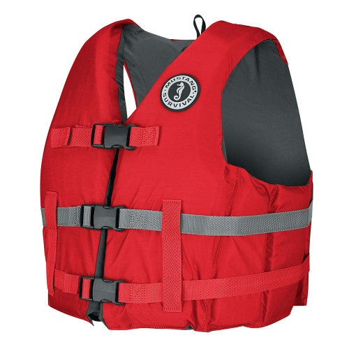 Mustang Livery Foam Vest - Red -  Medium\/Large [MV701DMS-4-M\/L-216]