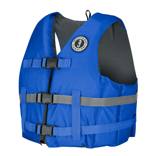 Mustang Livery Foam Vest - Blue - X-Large\/XX-Large [MV701DMS-131-XL\/XXL-216]