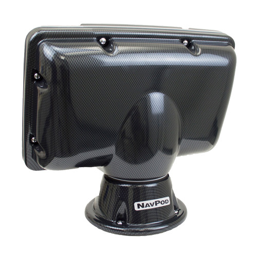 NavPod PowerPod Pre-Cut f\/Simrad NSS12 evo  BG Zeus 12 - Carbon Black [PP5200-14-C]