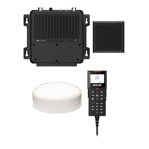 BG V100-B Black Box VHF Radio w\/Built-In AIS Transmitter  Receiver  External GP-500 GPS Antenna [000-15793-001]