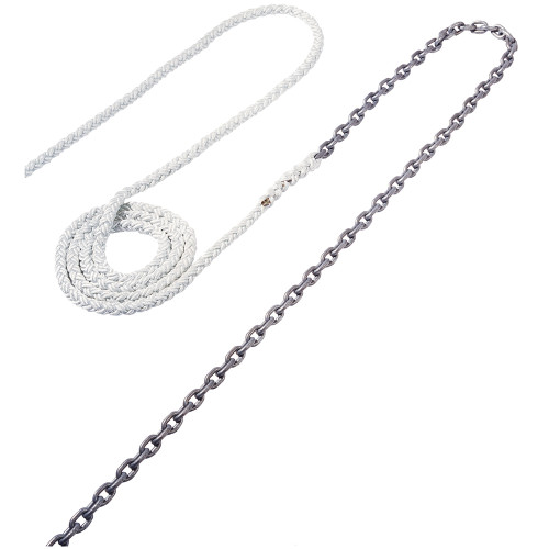 Maxwell Anchor Rode - 30-5\/16" Chain to 150-5\/8" Nylon Brait [RODE57]