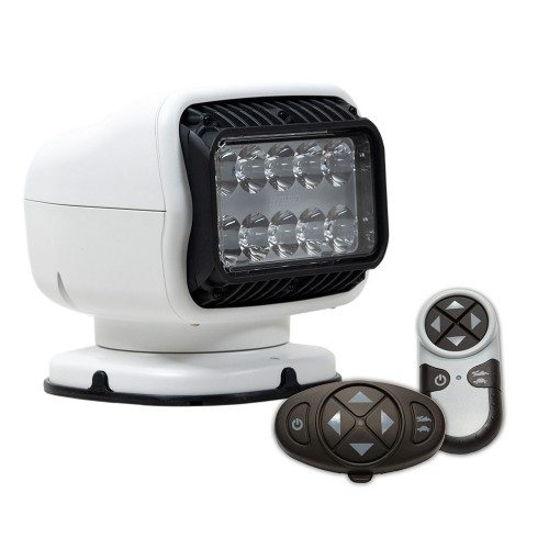 Golight GT Series LED Hybrid Light Permanent Mount w\/Handheld  Wireless Dash Mount Remotes - 12V - White [20078GT]
