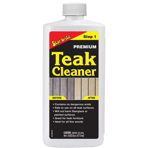Star brite Premium Outdoor Teak Cleaner - Step 1 - 16 oz [81416]