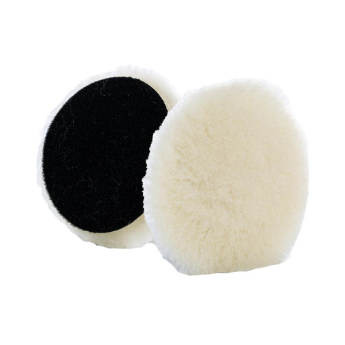 Lake Country Extra Cut Low Lint Prewashed Knitted Lambswool Pads 3-1\/4" x 1\/2" - No Interface [LL-325-EC-2-LC]