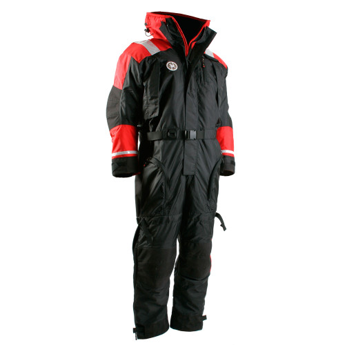 First Watch Anti-Exposure Suit - Black\/Red - Medium [AS-1100-RB-M]