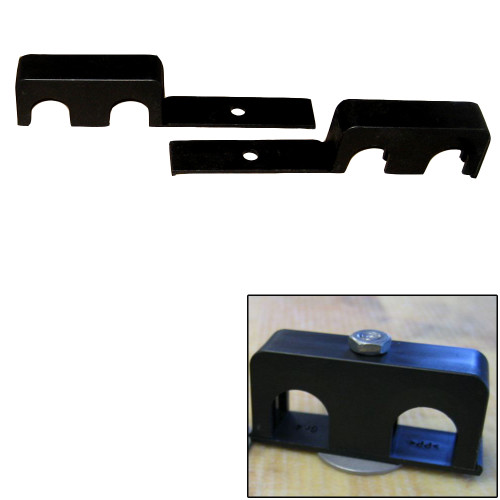 Weld Mount Double Poly Clamp f\/1\/4" x 20 Studs - 3\/4" OD - Requires 1.75" Stud - Qty. 25 [80750]