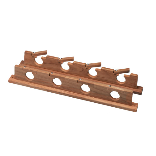 Whitecap Teak Lock-In Four-Rod Storage Rack [60620]