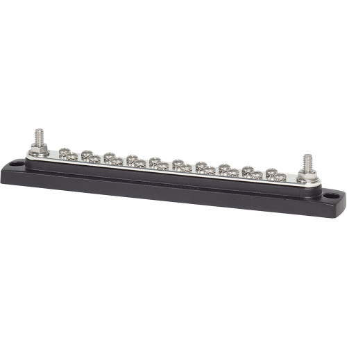 Blue Sea 2302, 150 Ampere Common BusBar 20 x 8-32 Screw Terminal [2302]