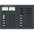 Blue Sea 8076 AC Main +11 Positions Toggle Circuit Breaker Panel   (White Switches) [8076]