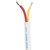 AncorSafety Duplex Cable - 8\/2 AWG - Red\/Yellow - Flat - 100' [123910]