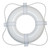 Taylor Made Foam Ring Buoy - 24" - White w\/White Rope [361]