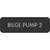 Blue Sea Large Format Label - "Bilge Pump 2" [8063-0062]