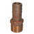 GROCO 1\/2" NPT x 1\/2" ID Bronze Pipe to Hose Straight Fitting [PTH-500]