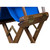 Whitecap Directors Chair w\/Blue Seat Covers - Teak [60041]