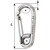 Wichard Symmetric Carbin Hook - 120mm Length - 15\/32" [02317]