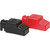 Blue Sea 4018 Square CableCap Insulators Pair Red\/Black [4018]