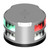 Lopolight Tri-Color Anchor Light - 1NM - Silver Housing w\/FB Base [101-009-FB]