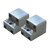 PTM Edge Board Rack Mount - 4 Bolt - Grey - Pair [P13168-1400TEBGR]