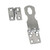 Whitecap Fixed Safety Hasp - CP\/Brass - 1" x 3" [S-578C]