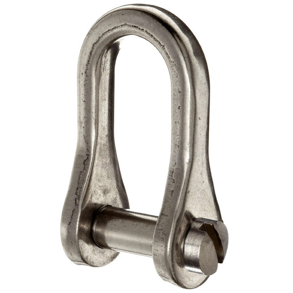 Ronstan Standard Dee Slotted Pin Shackle - 1\/4" Pin - 7\/8"L x 9\/16"W [RF151]