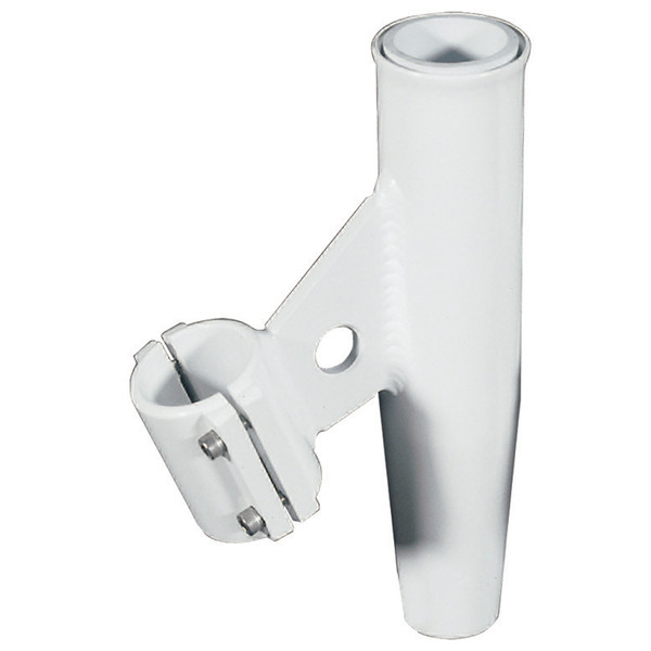 Lee's Clamp-On Rod Holder - White Aluminum - Vertical Mount - Fits 1.050 O.D. Pipe [RA5001WH]