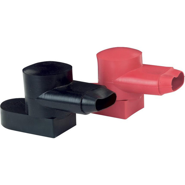 Blue Sea 4001 Red\/Black Pair Rotating CableCaps [4001]