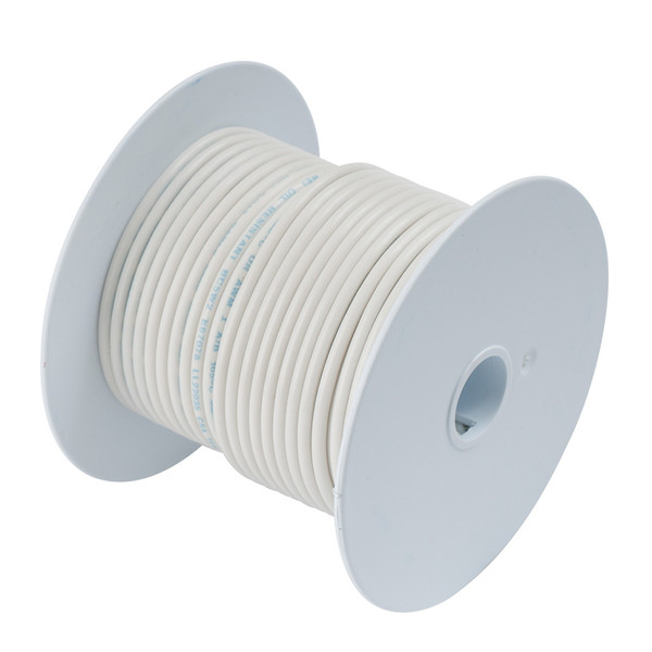 Ancor White 8 AWG Tinned Copper Wire - 25' [111702]