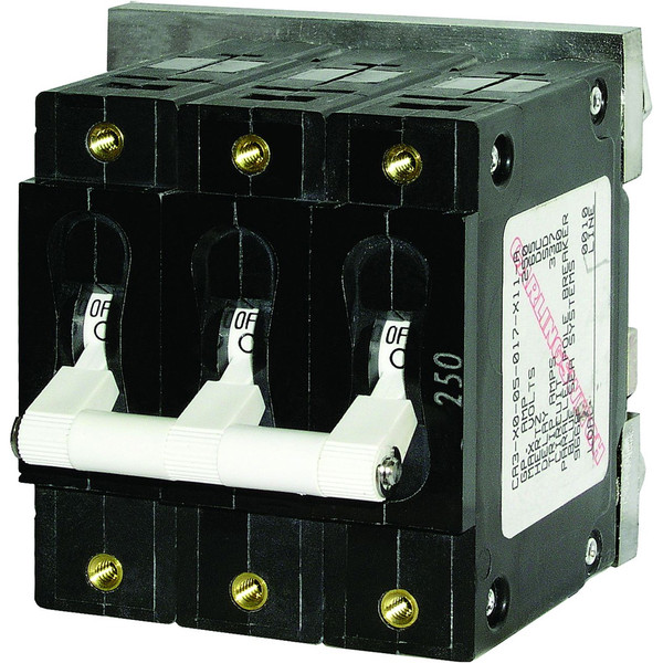 Blue Sea 7288 C-Series Triple Pole Circuit Breaker - 60A [7288]