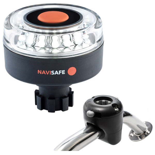 Navisafe Navilight 360 2NM w\/Navibolt Base  Rail Mount - Black [042KIT]