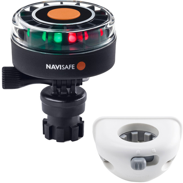 Navisafe Navilight 2NM Tricolor w\/Navimount Base  Vertical Mount - White [340KIT6]