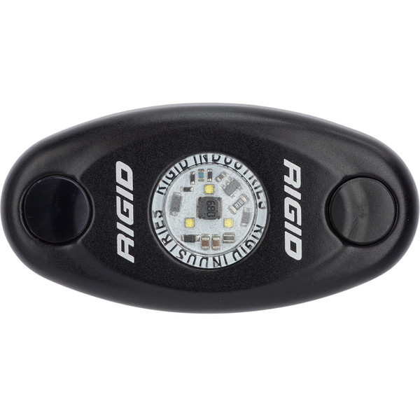 RIGID Industries A-Series Black Low Power LED Light - Single - Amber [480343]