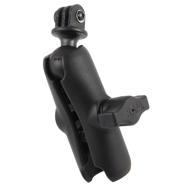 RAM Mount GoPro Hero Adapter with Double Socket Arm [RAM-B-202-GOP1-201U]