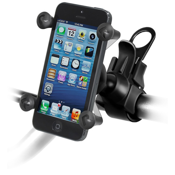 RAM Mount EZ-Strap Rail Mount w\/Universal X-Grip Cell Phone Holder [RAP-SB-187-UN7U]